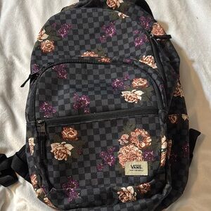 Vans Floral Checkered Backpack